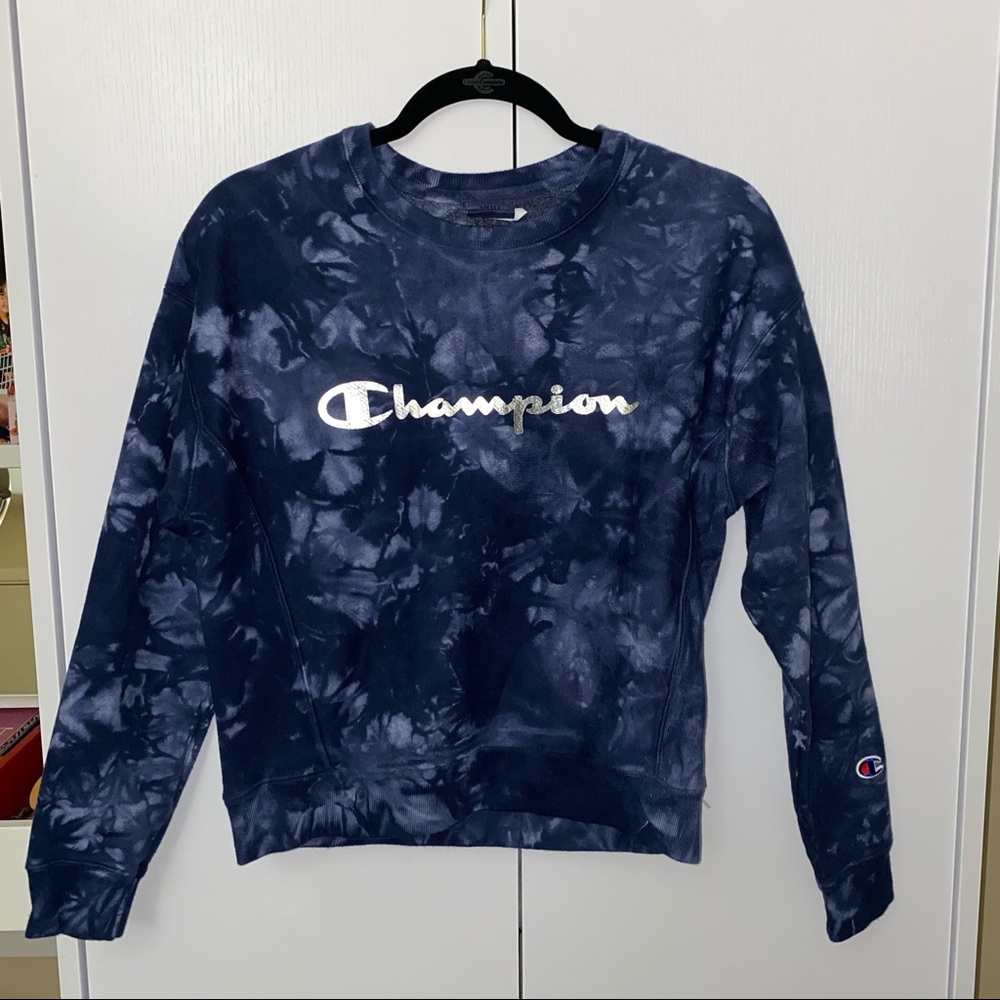 Tie dye champion sweater